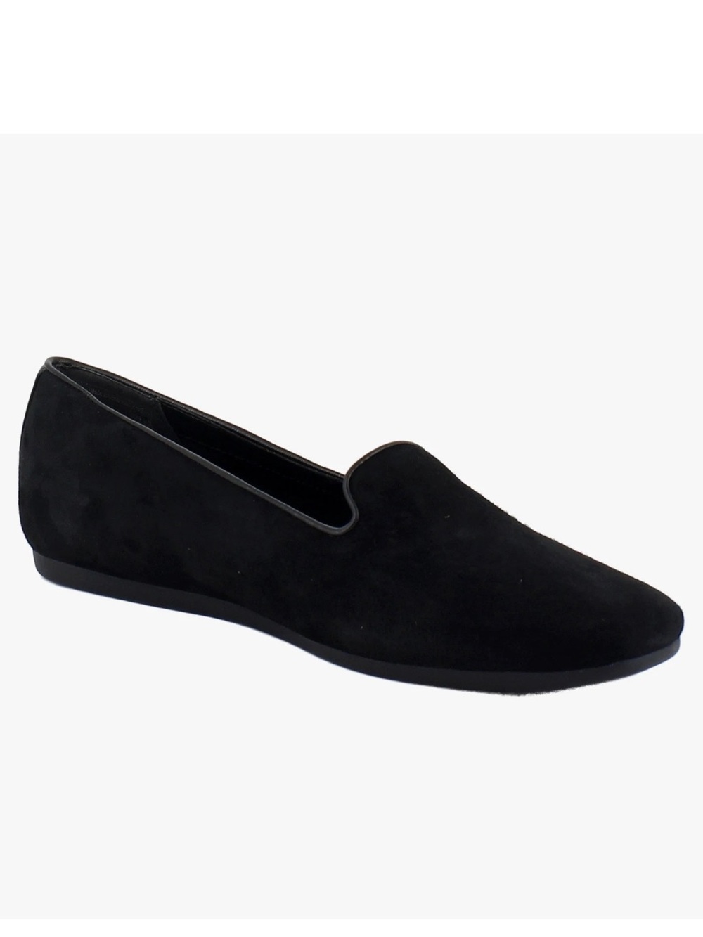 Vionic Venetian Coral Black Suede Loafers Size 9.5